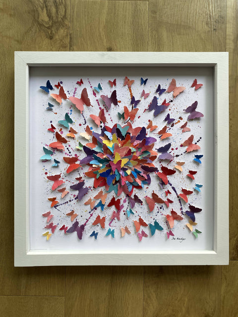 A pop of colour - watercolour butterflies
