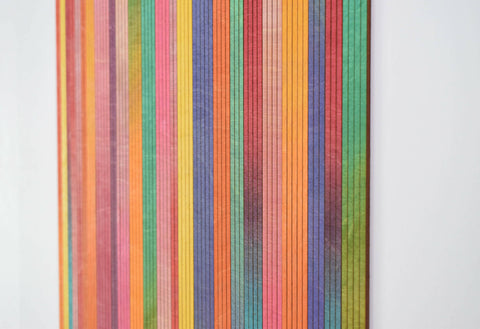Irregular ombre stripe panel Painting