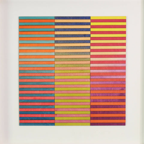 Three Panel Stripe ombre