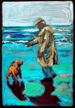The sea, the dog and the man