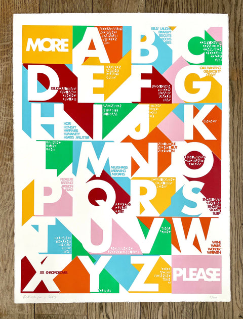 The Alphabet Of More