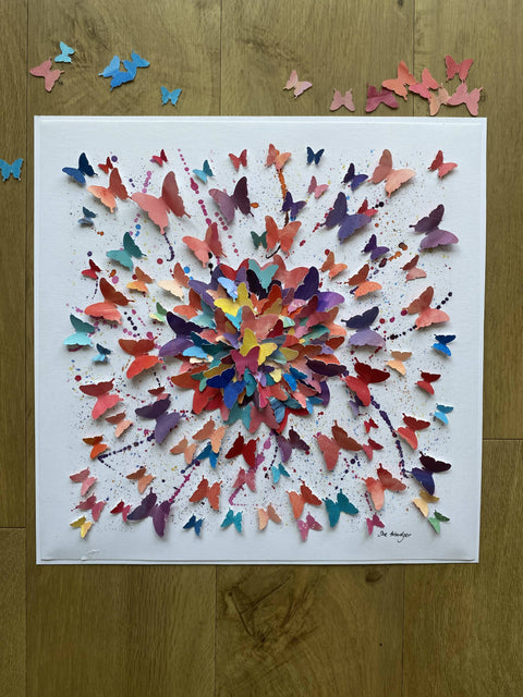 A pop of colour - watercolour butterflies