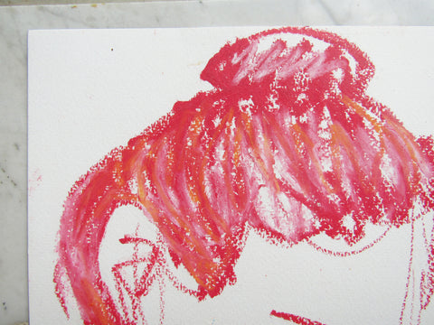 Pink head