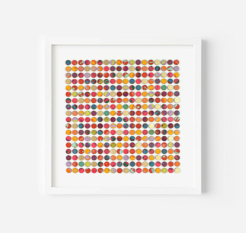 SPLASH 329 PAINTED DOTS COLLAGE