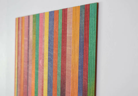 Irregular ombre stripe panel Painting