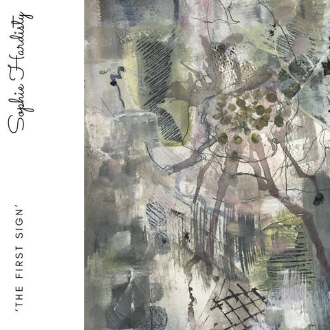 "The First Sign" Abstract Liberation Series - Mixed Media Drawings