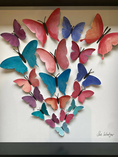 Butterfly Box - Comourful Bouquet