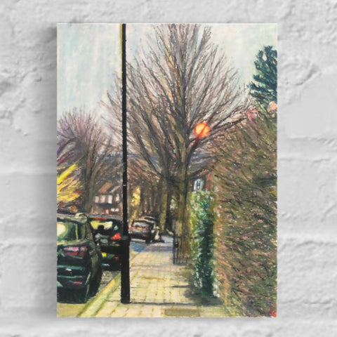 Moonlit Street in South East London