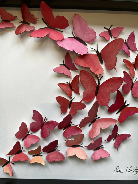Paper Butterflies - Chasing pinks
