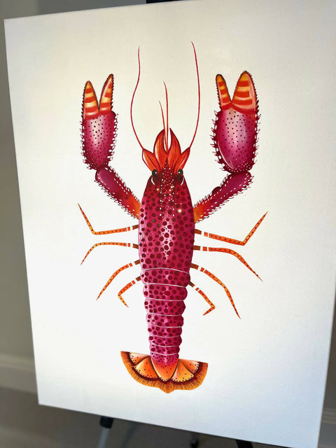 Sparkly Pink Lobster
