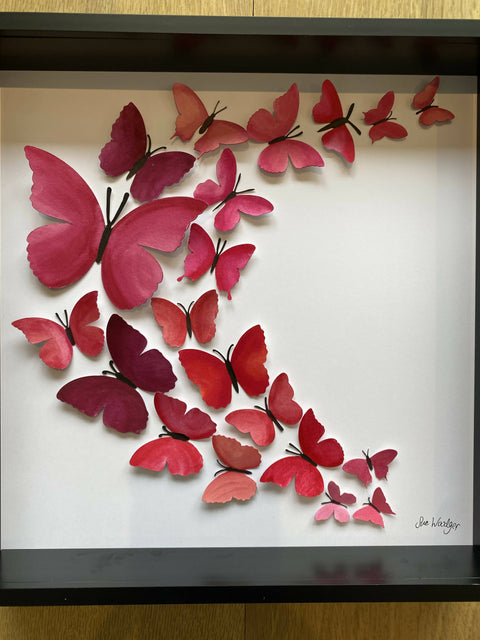 Butterfly Box - Sweeping pinks