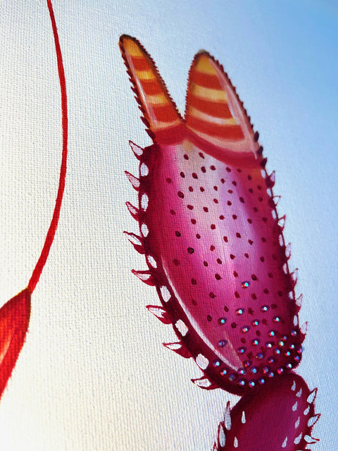 Sparkly Pink Lobster
