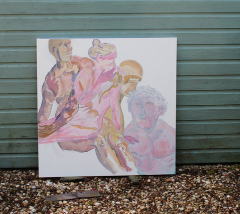 Four Figures Falling Together