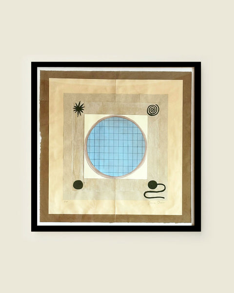 Perfect-Circle-minimalist-art-black-frame