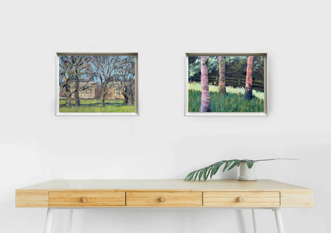 Three Birches_Across Clapham Common_on wall © Sheri Gee 2024