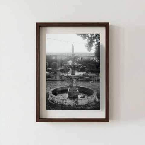 Fountain in Black and White