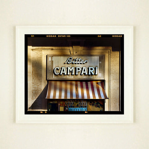 Bitter Campari Sign 970 White Frame