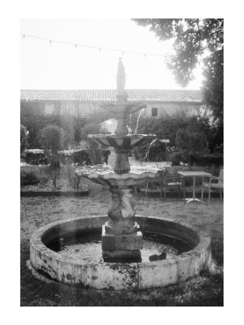 Fountain in Black and White