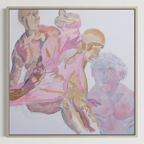 Four Figures Falling Together