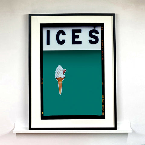 ICES (Deep Green Teal) Black Frame