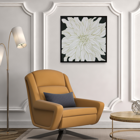 Cafe au Lait Dahlia (on Vert de Gris)
