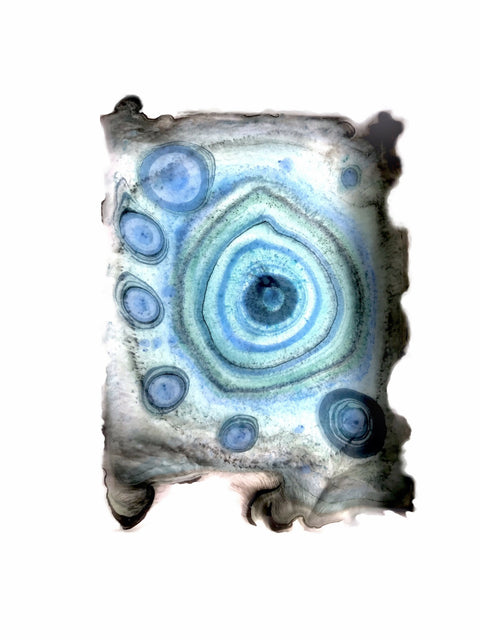 Celestial echoes in blue I