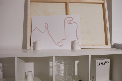 Gazing into the abyss - Line Drawing 2