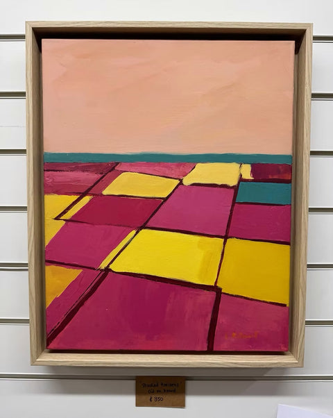 Fields of Magenta and Gold