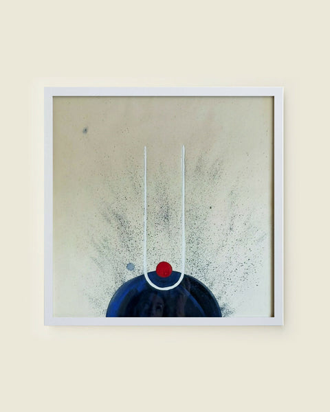 Tilak-minimalist-art-white-frame