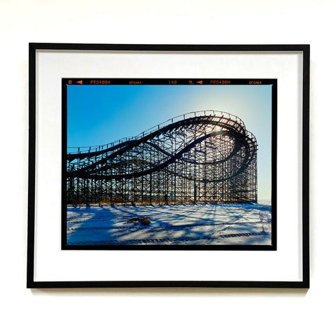 Beached Roller Coaster Film Rebate 584 x 660 Black Frame on the Wall