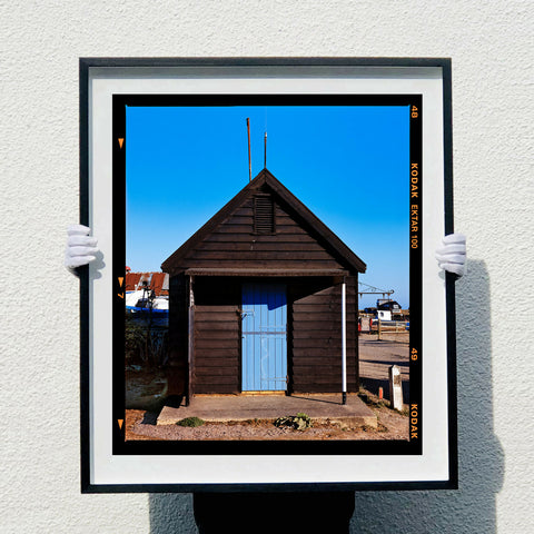 Richard Heeps holding Fishing Hut Southwold 970 Black Frame