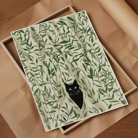 Cat in the willows