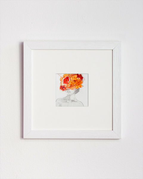Orange Bloom - Framed