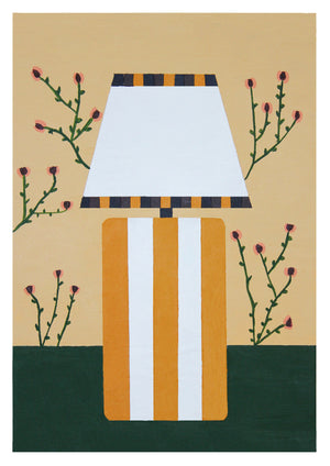 Striped Lamp Print