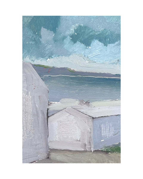 Plein air sketch, Filey