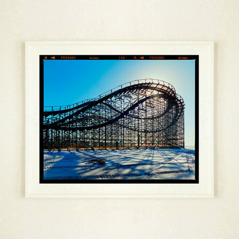 Beached Roller Coaster Film Rebate White Frame