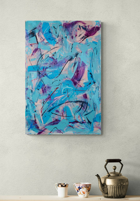 fatima mian - kevlar - abstract painting - abstract painter - artist - muslim artist. - bame artist - art for sale - buy art - affordable art - 6