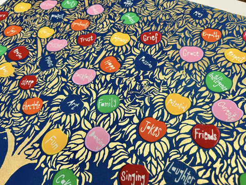 Eat All The Apples cyanotype