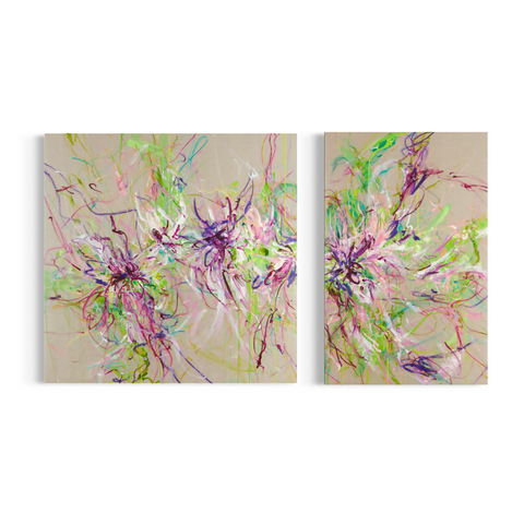 Her Second Bloom - Diptych