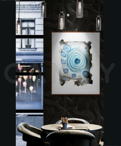 Celestial echoes in blue I