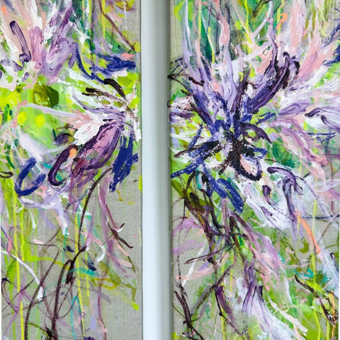 Her Second Bloom - Diptych
