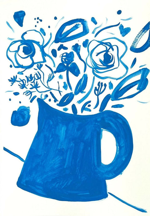 Cerulean Blue Roses II