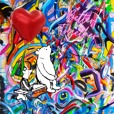 Unframed pooh bear print