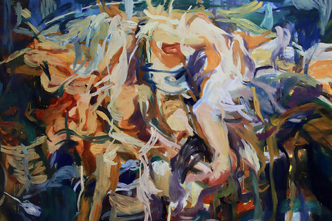 Le Liu, When getting tied up, it became messy...