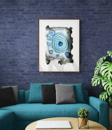 Celestial echoes in blue I