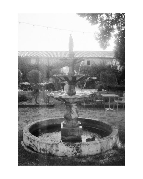 Fountain in Black and White