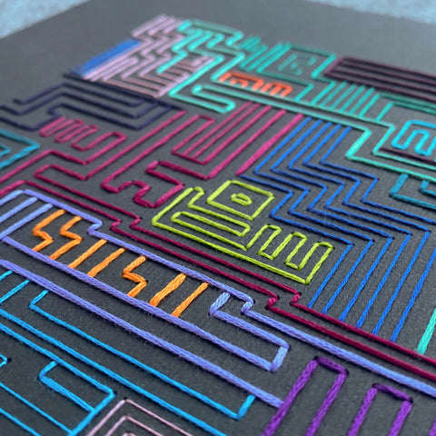Embroidered Circuit Board 2