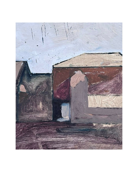 Plein air sketch, Backstreet 2