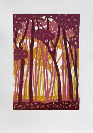 Forest - Handmade print