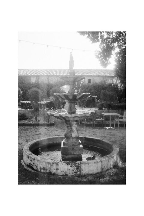 Fountain in Black and White